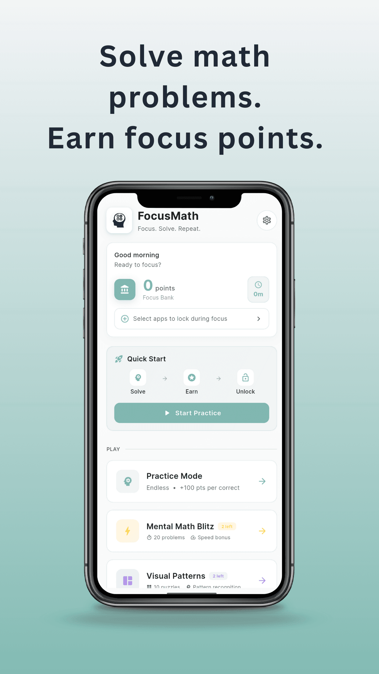 FocusMath screenshot 2