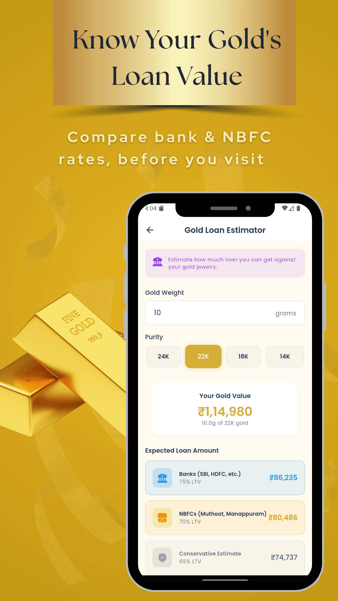 MyGoldCalc screenshot 5