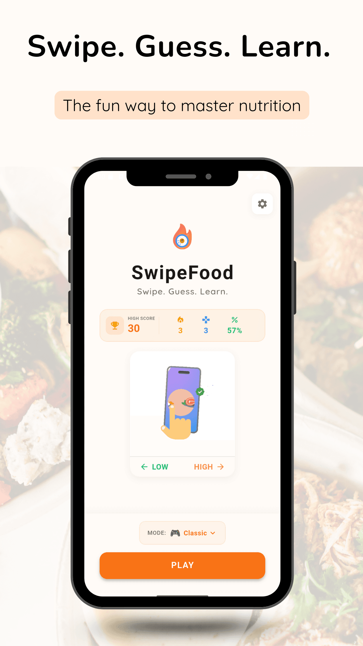 SwipeFood screenshot 1